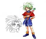 Artworks Shining Force III scenario 2 Synthesis