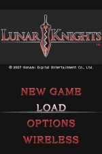 Screenshots Lunar Knights L'écran-titre
