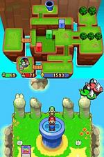 Screenshots Mario & Luigi: Partners In Time Pour passer les zones, il faut aller à quatre sur les tuyaux bleus.