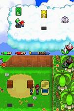 Screenshots Mario & Luigi: Partners In Time Les blocs de couleurs spécifiques doivent être tapés par le bon dans la paire