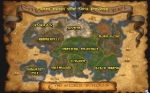 Screenshots The Elder Scrolls II: Daggerfall La carte de Tamriel à la création du personnage