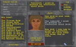 Screenshots The Elder Scrolls II: Daggerfall La fenêtre de conversation