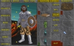 Screenshots The Elder Scrolls II: Daggerfall La feuille d'inventaire