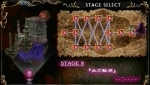 Screenshots Castlevania: The Dracula X Chronicles L'écran de choix des stages